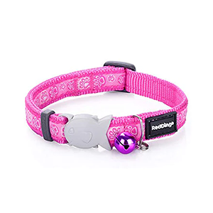 Collar Gato Pa Paws Hot Pink - Xs