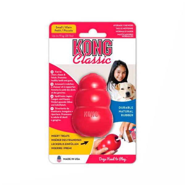 Juguete  Kong  Perro Caucho Classic Portapasabocas S