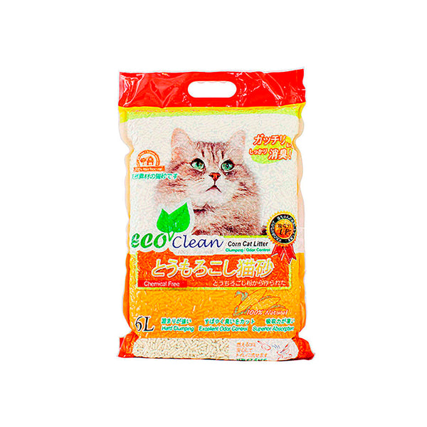 Arena Para Gato Eco Clean Tofu + Corn 2,85kg