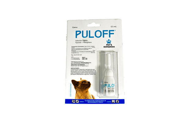 Antiparasitario Gato Puloff x 0.50 ml|Medicamentos perros y gatos|Marcapet