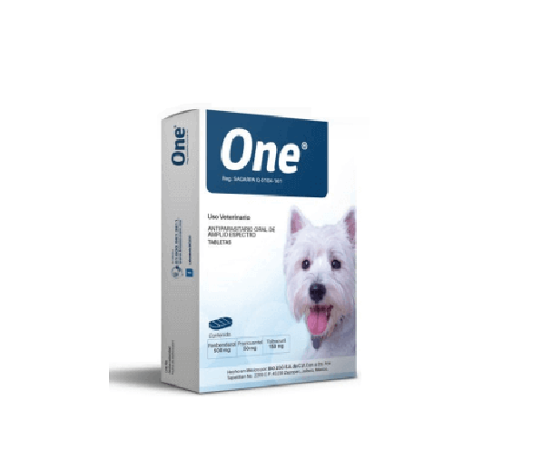Antiparasitario ONE blister x 10 tab|Medicamentos perros y gatos|Marcapet