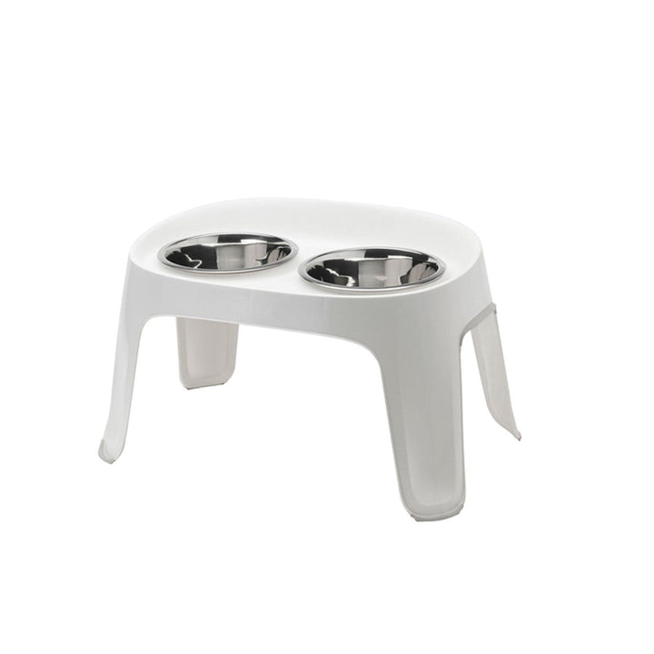 Comedero Doble Skybar - Blanco - M | Accesorios | Marcapet