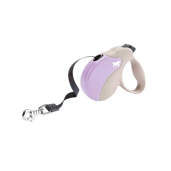 Correa Retractil Cinta Amigo Beige/Purpura | Accesorios | Marcapet