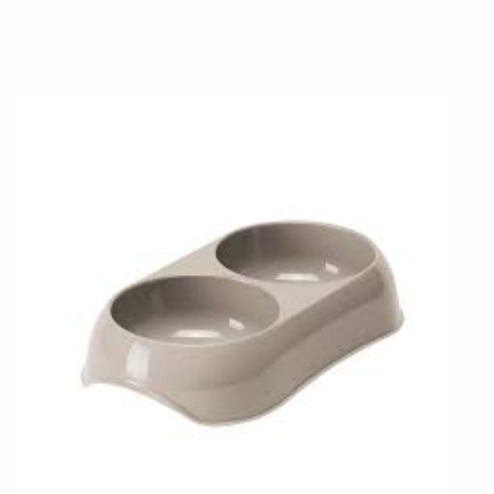 Comedero Perro Gusto Doble Gris | Accesorios | Marcapet
