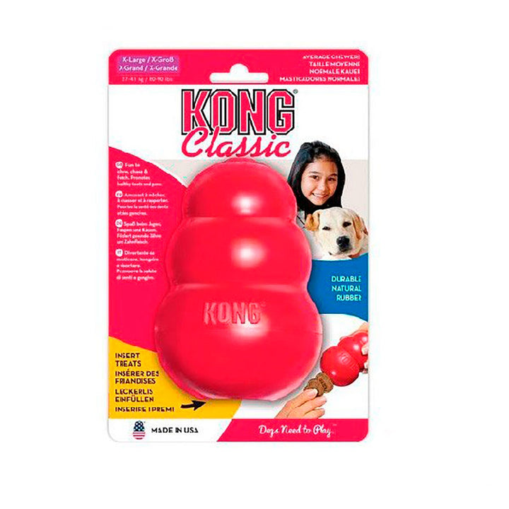 Juguete  Kong Perro Caucho Classic  Portapasabocas XL | Accesorios | Marcapet