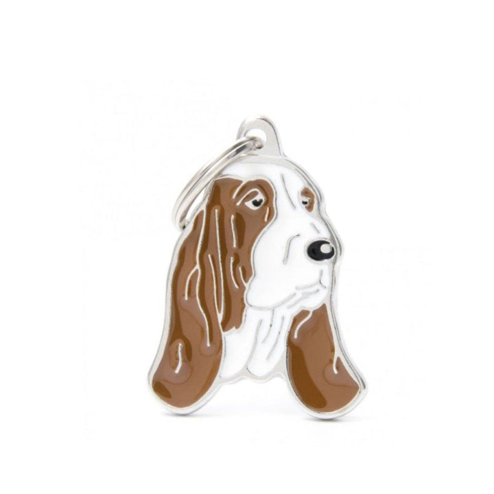 Placa ID My Family Basset Hound | Accesorios Perros | Marcapet Colombia