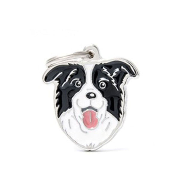 Placa ID My Family Border Collie | Accesorios Perros | Marcapet Colombia