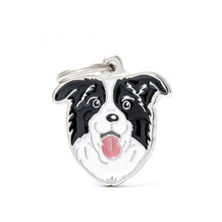 Placa ID My Family Border Collie | Accesorios Perros | Marcapet Colombia