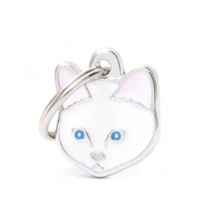 Placa ID My Family Gato Europeo Blanco | Accesorios Gatos | Marcapet Colombia