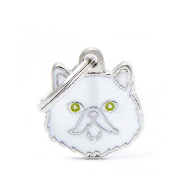 Placa ID My Family Gato Persa Blanco | Accesorios Gatos | Marcapet Colombia