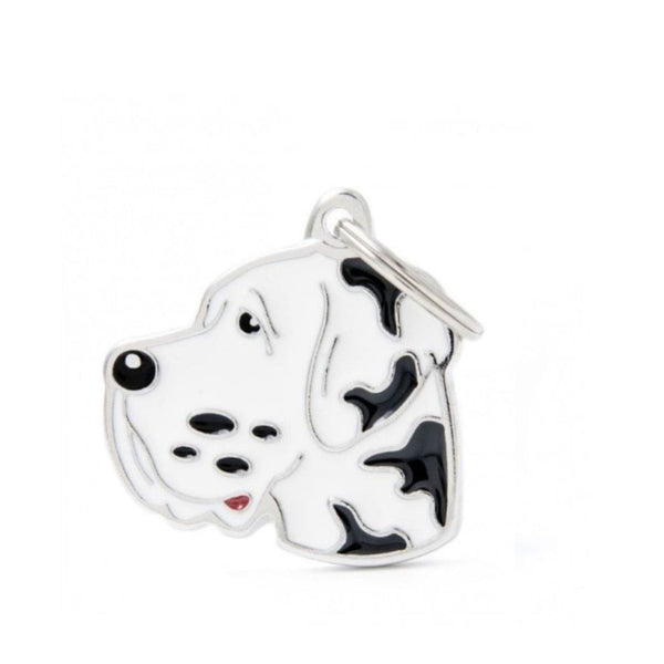 Placa ID My Family Gran Danes Blanco Y Negro | Accesorios Perros | Marcapet Colombia