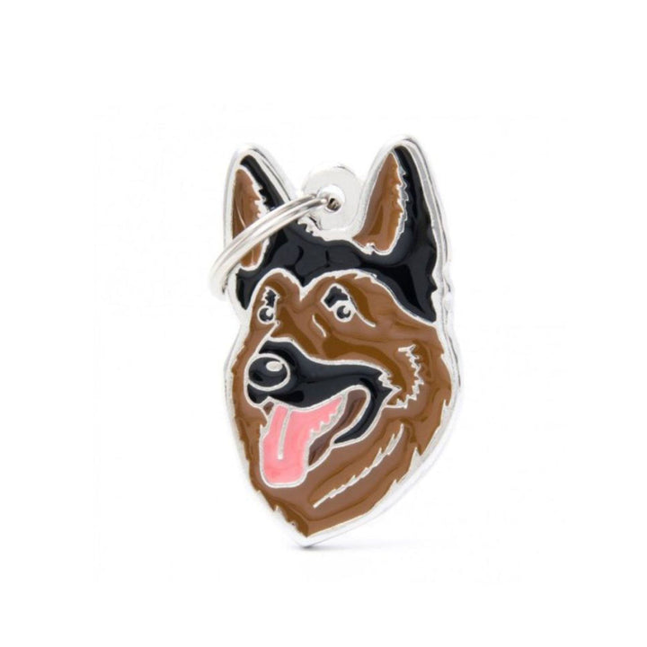 Placa ID My Family Pastor Aleman | Accesorios Perros | Marcapet Colombia
