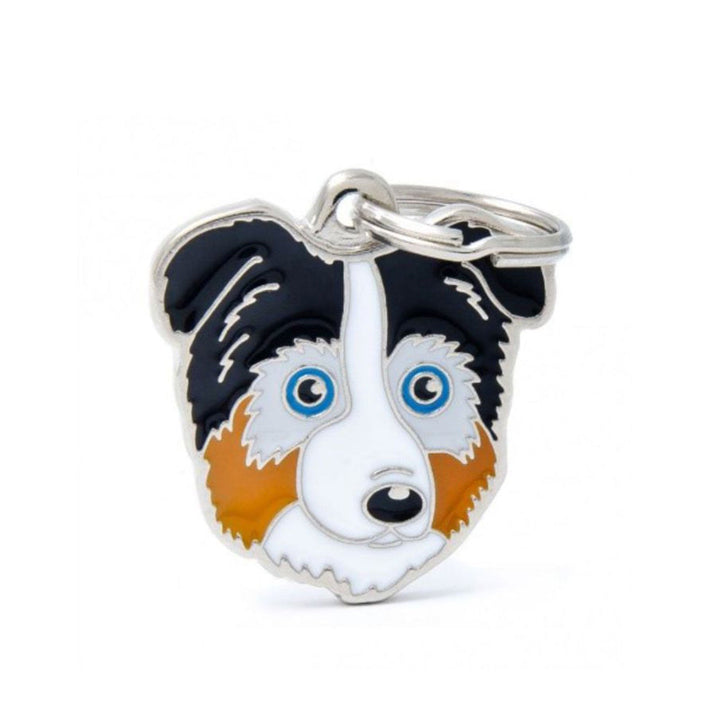 Placa ID My Family Pastor Australiano | Accesorios Perros | Marcapet Colombia