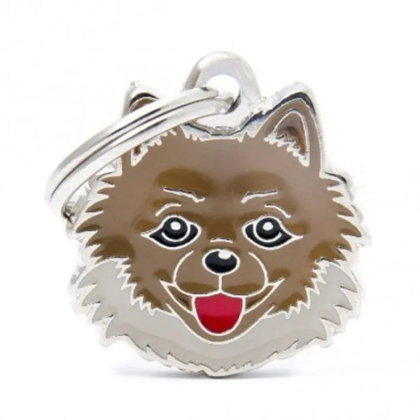 Placa ID My Family Pomerania s | Accesorios Perros | Marcapet Colombia