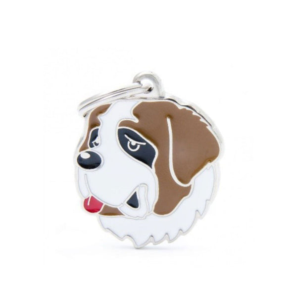 Placa ID My Family San Bernardo | Accesorios Perros | Marcapet Colombia