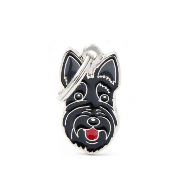 Placa ID My Family Terrier Escoces | Accesorios Perros | Marcapet Colombia