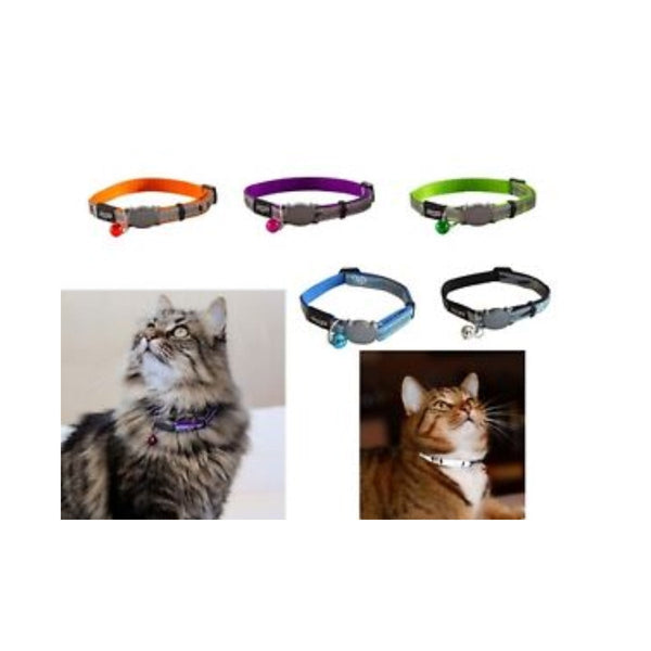 Collar Para Gato Purpura, Azul Y Amarillo | Accesorios | Marcapet