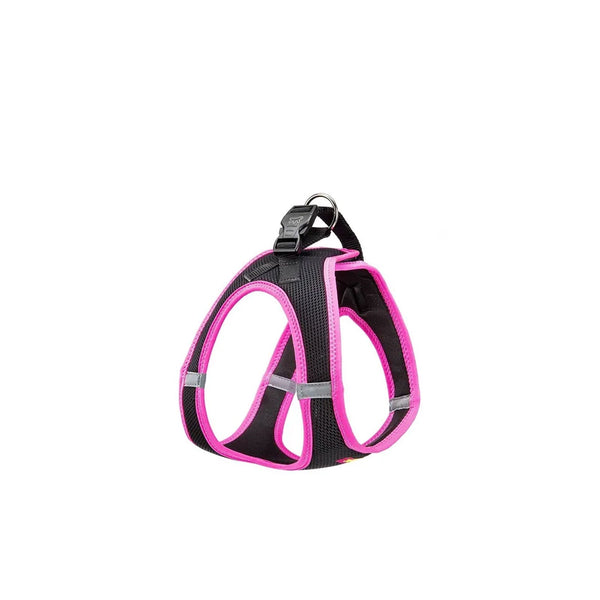 Pechera Perro Kaori Negro-Rosada Talla Xs | Accesorios | Marcapet