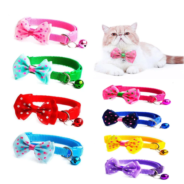 Collar Para Gato Moño