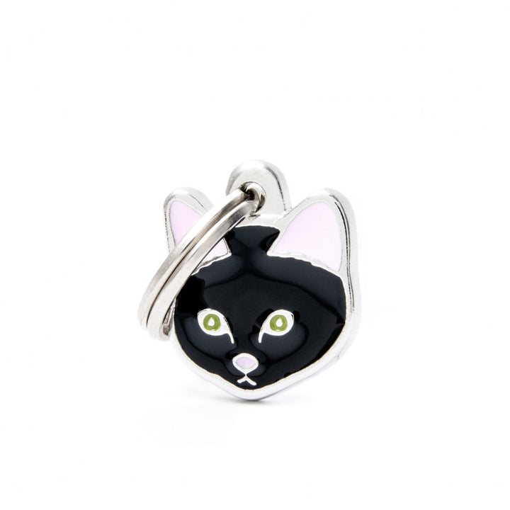 Placa ID My Family Gato Europeo Negro | Accesorios Gatos | Marcapet Colombia