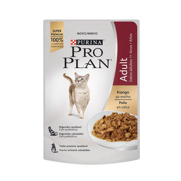 Alimento Húmedo Para Gato Pro Plan Adultos Pollo En Salsa  |Marcapet