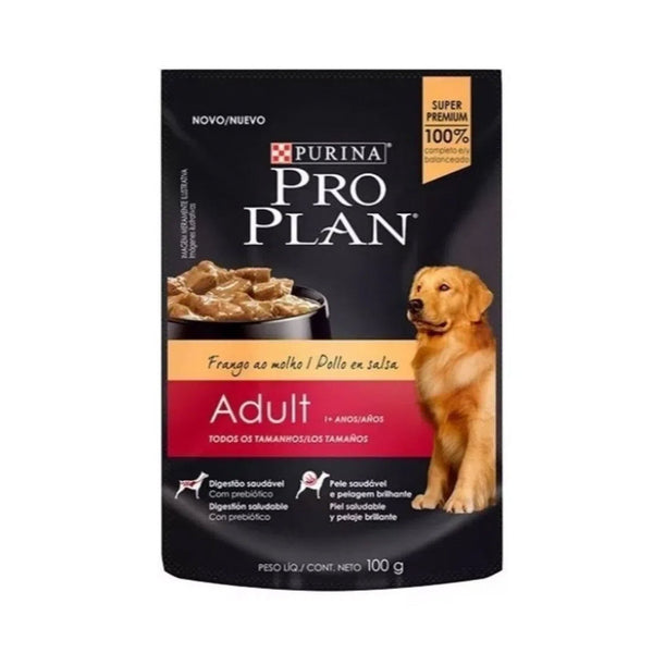 Alimento Húmedo para perro Pro Plan Wet Adultos Pollos En Salsa  |Marcapet