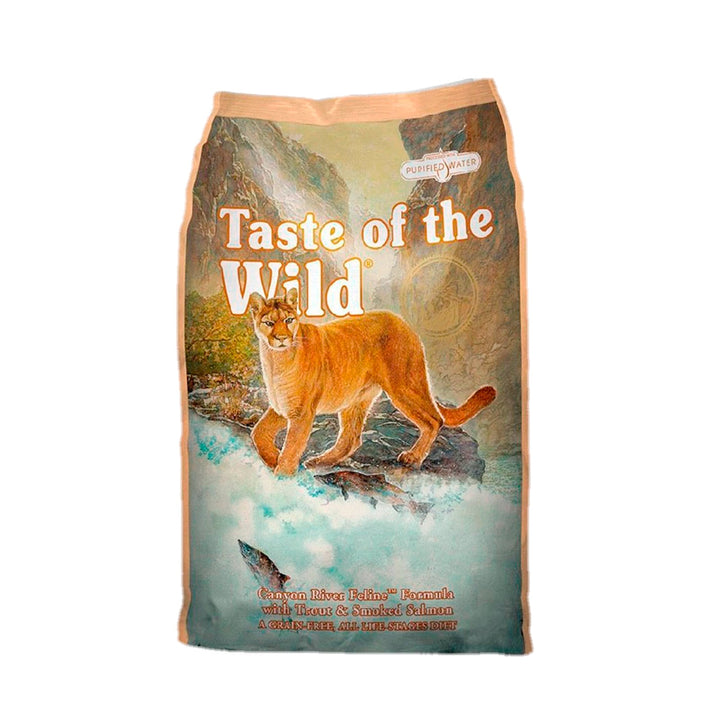 Alimento Para Gato Taste Of The Wild Canyon River Feline Trucha Y Salmon  |Marcapet