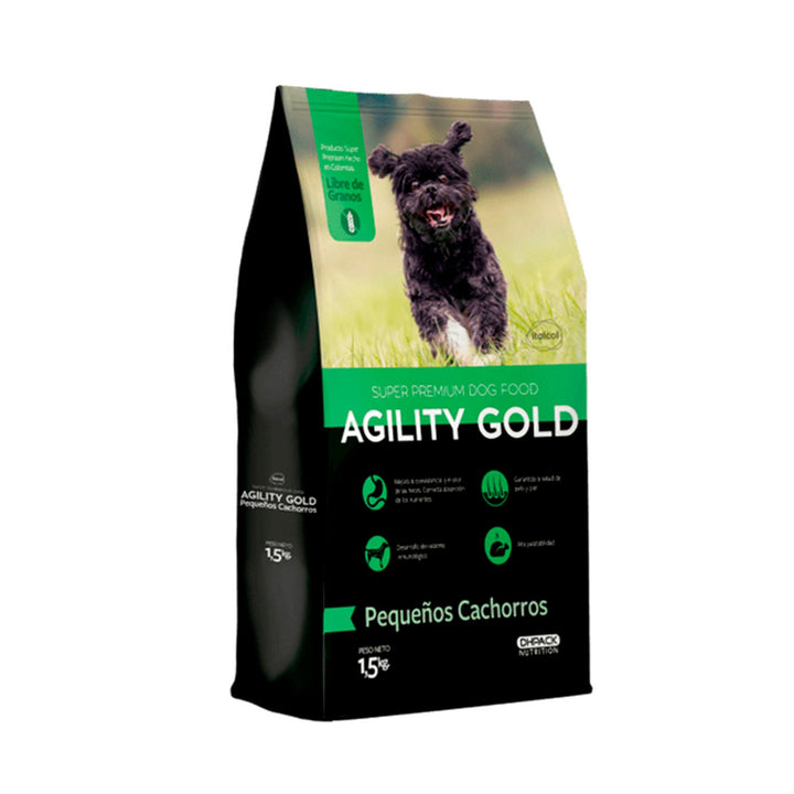 Alimento Para Perro Agility Gold Pequeños Cachorros  |Marcapet