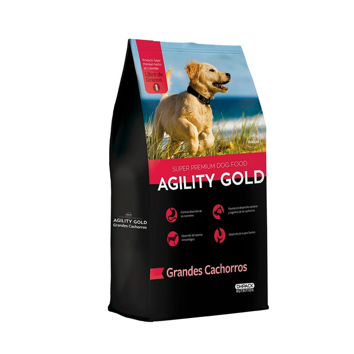 Alimento Para Perro Agility Gold Grandes Cachorros  |Marcapet