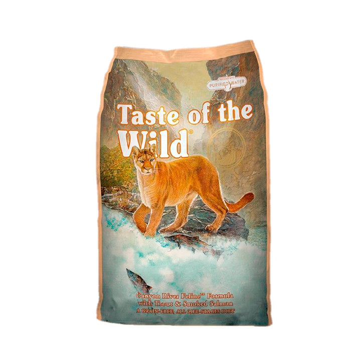 Alimento Para Gato Taste Of The Wild Canyon River Feline Trucha Y Salmon  |Marcapet