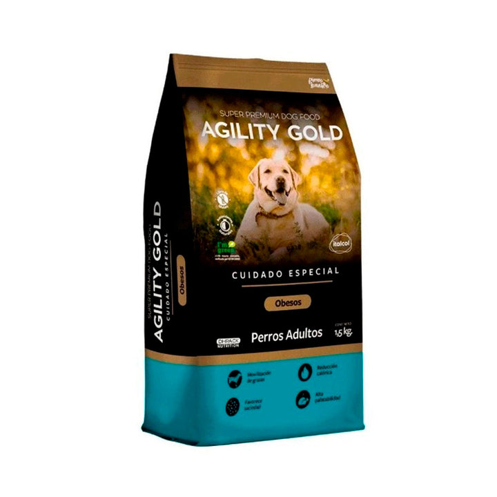 Alimento Para Perro Agility Gold Obesos  |Marcapet