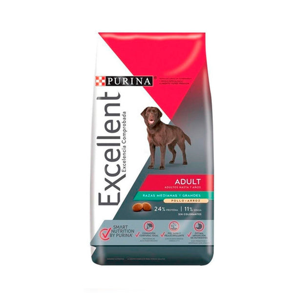 Alimento Para Perro Excellent Adultos Razas Medianas |Marcapet