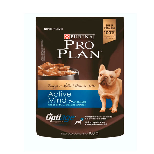 Alimento Húmedo Para Perro Pro Plan Adultos Active Mind Pollo  |Marcapet