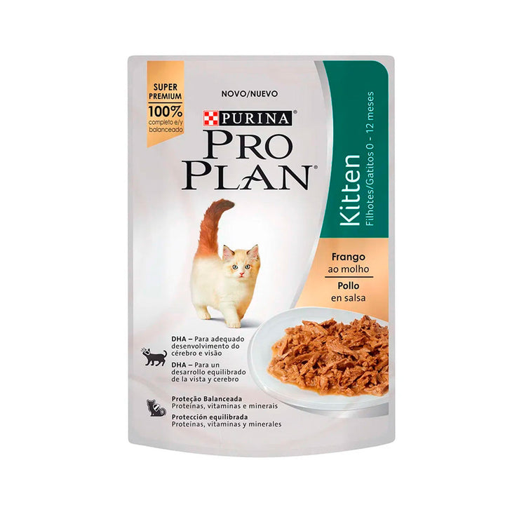  Alimento Húmedo Para Gato Pro Plan Kitten Pollo  |Marcapet