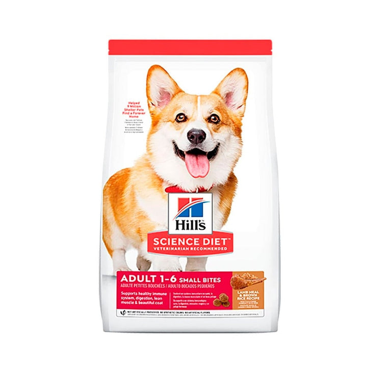 Alimento Para Perro Hills Small Bites Adult 1-6 Cordero  |Marcapet