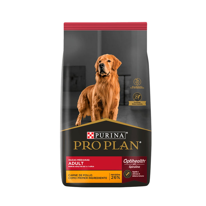 Alimento Para Perro Pro Plan Adulto Raza Mediana 1-7  |Marcapet