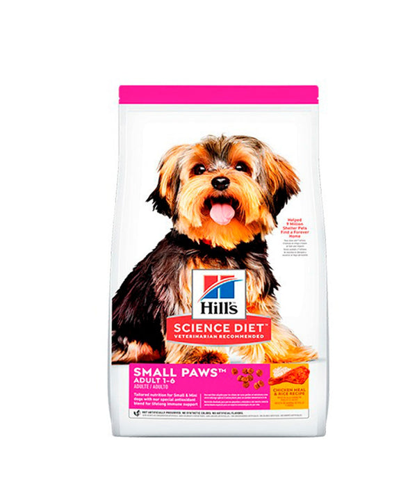 Alimento Para Perro Hills Small Paws Adultos 1-6 Pollo |Marcapet