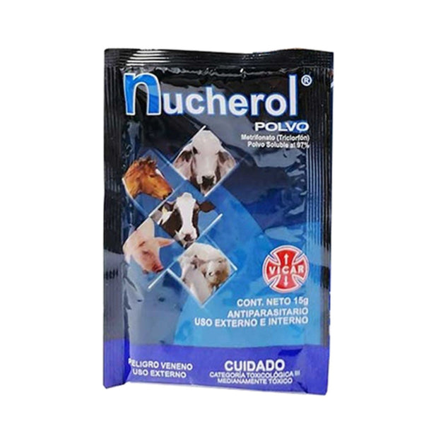 Antiparasitario Perro Nucherol Polvo  - 15gr|Medicamentos perros y gatos|Marcapet