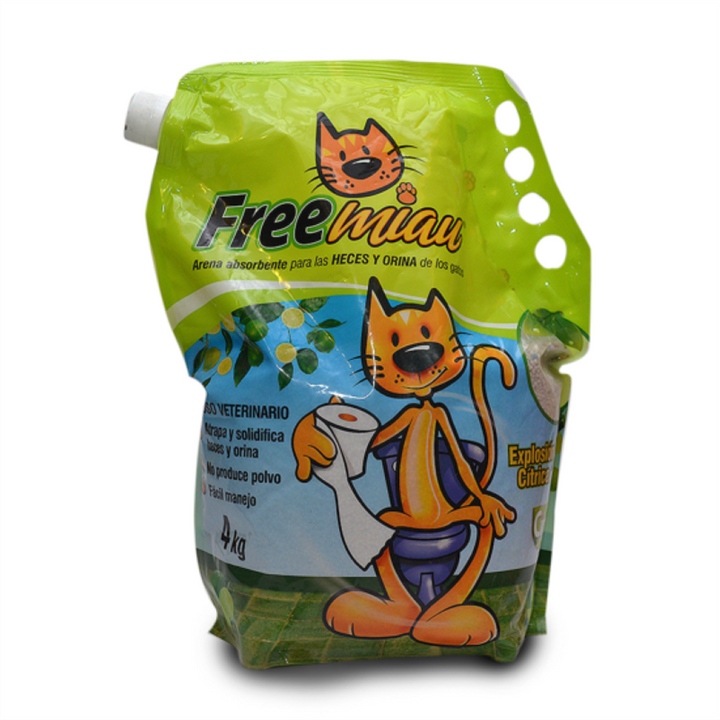 Arena Para Gato Limón Freemiau 4Kg | Cuidado e Higiene | Marcapet Colombia