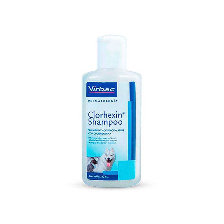 Shampoo Clorhexin 240ml | Cuidado e Higiene | Marcapet Colombia