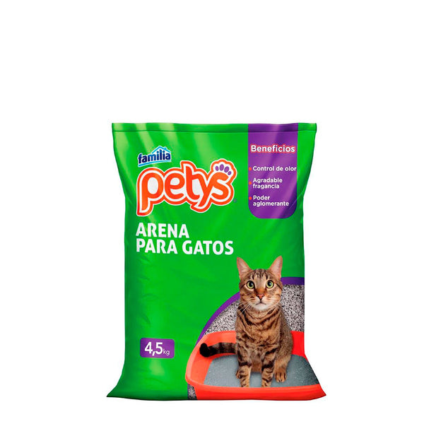 Arena Para Gato Petys 4,5KG | Cuidado e Higiene | Marcapet Colombia