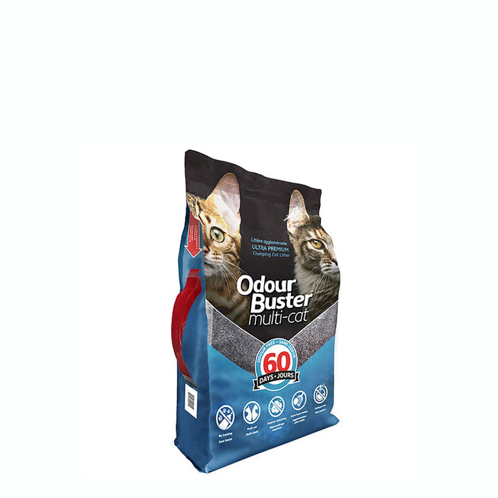Arena Para Gato odour Buster Multi Cat 12 kg | Cuidado e Higiene | Marcapet Colombia