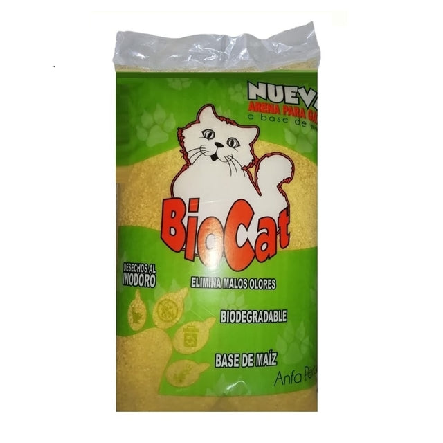 Arena Para Gato de Maiz 4kg | Cuidado e Higiene | Marcapet Colombia