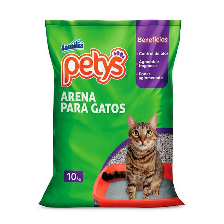 Arena Para Gato Petys 10Kg  | Cuidado e Higiene | Marcapet Colombia