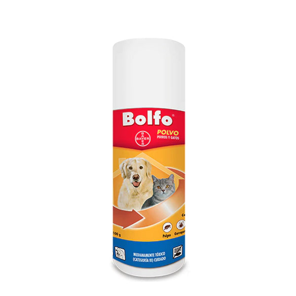 Bolfo En Polvo Para Perro y Gato 100g  | Cuidado e Higiene | Marcapet Colombia