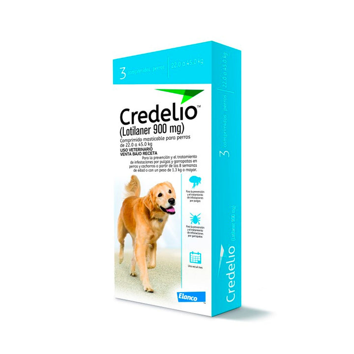 Antiparasitario Perro Credelio  De 22 A 45kg|Medicamentos perros y gatos|Marcapet