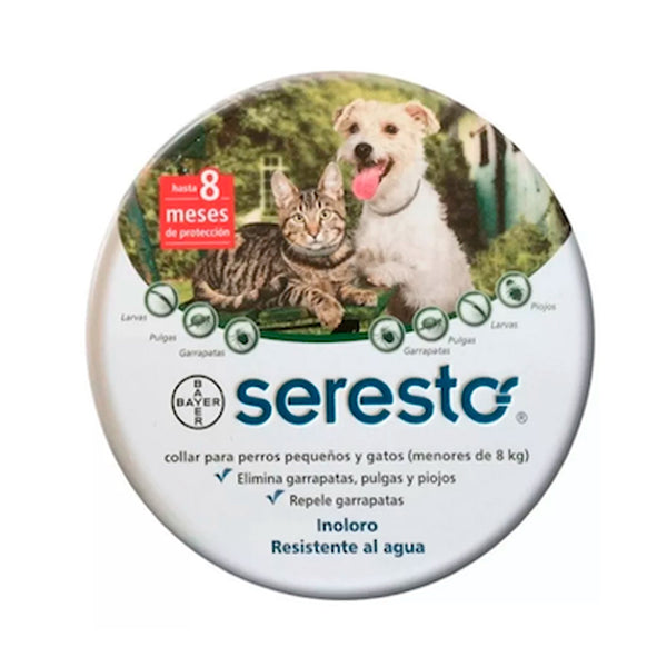 Antiparasitario Perro Seresto Collar Perros Hasta 8kl Pyg|Medicamentos perros y gatos|Marcapet