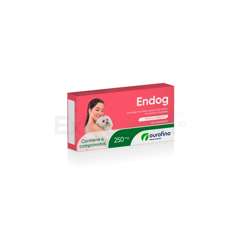 Antiparasitario Endog Caja X 4 Tabletas De 250 Mg|Medicamentos perros y gatos|Marcapet