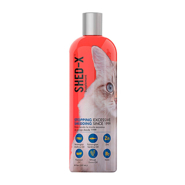 Suplemento Gato Shed-X Cat Dermaplex  - 237ml|Medicamentos perros y gatos|Marcapet