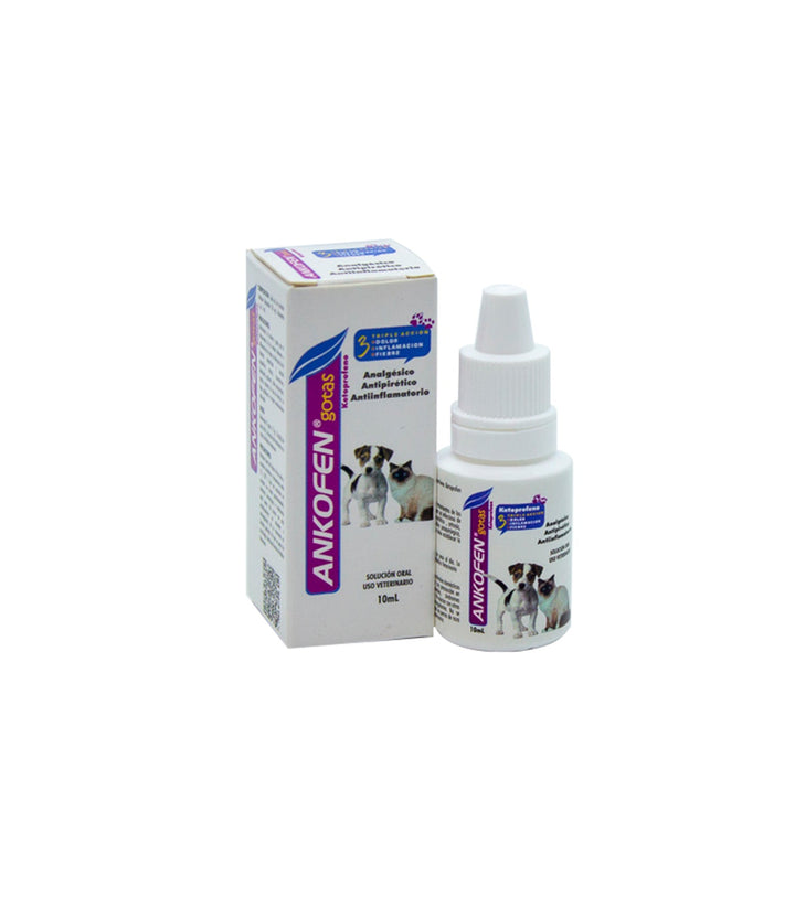 Antinflamatorio Mixto Ankofen Gotas X 10ml|Medicamentos perros y gatos|Marcapet